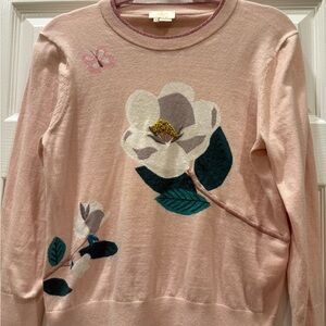 Kate Spade Pink Floral Sweater